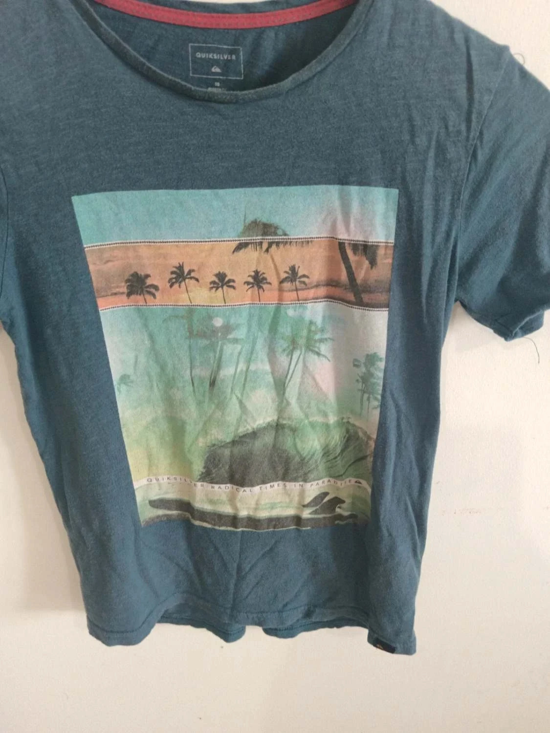 Camiseta C142 azul Quicksilver 10 años – photo 3